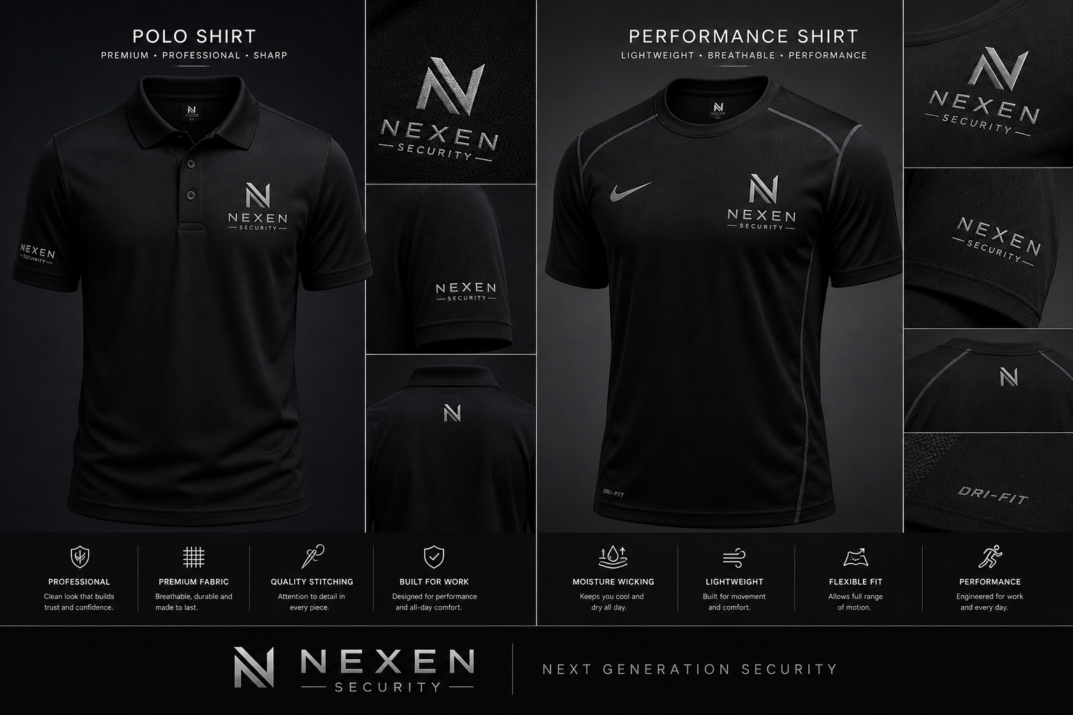 Nexen Security apparel and brand system